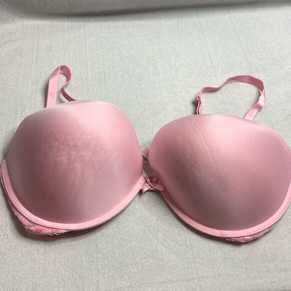 Victoria's Secret push up underwire bra in pink size 38DD - Picture 1 of 5